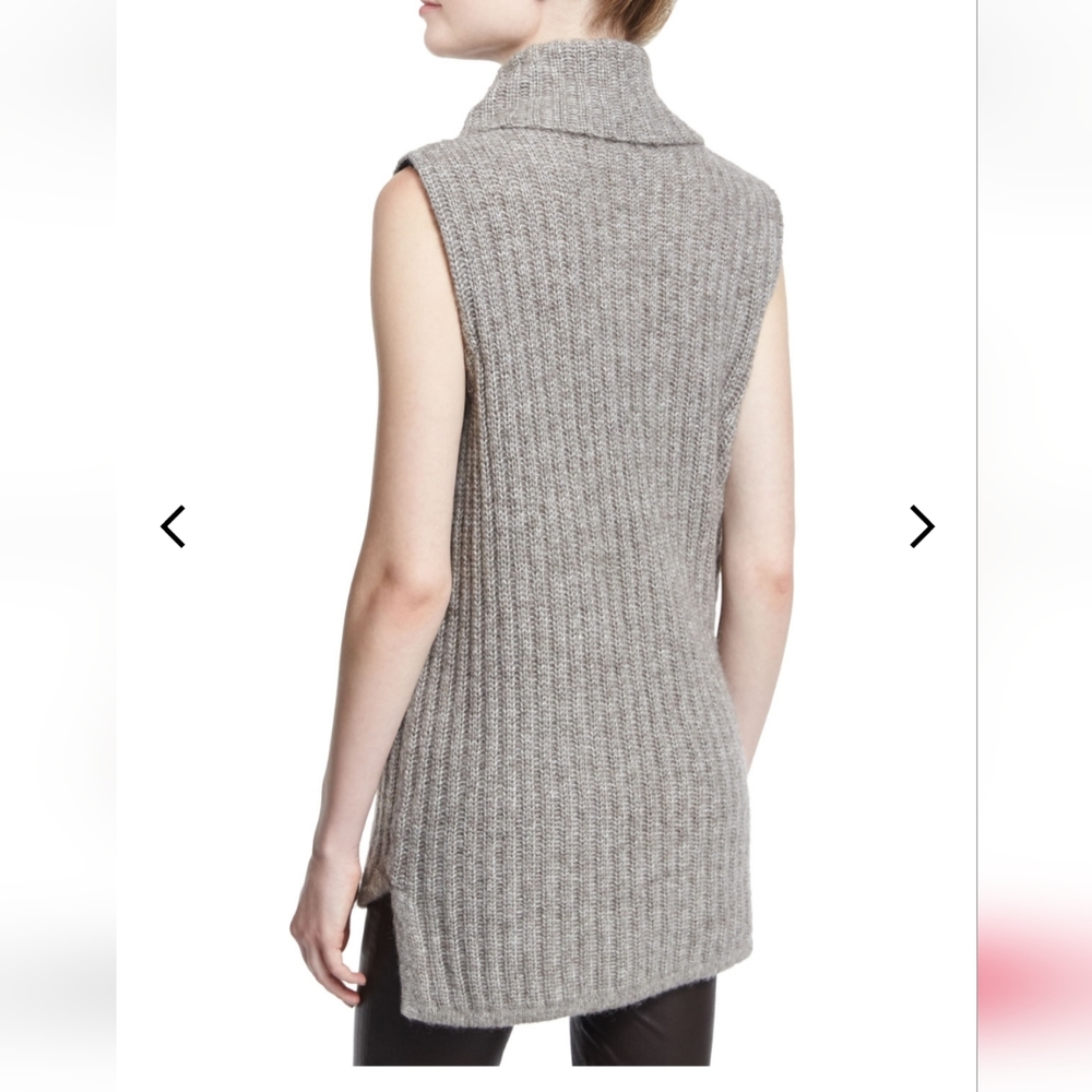 *SOLD* Theory Soft Wool Sweater Vest - Picture 2 of 5